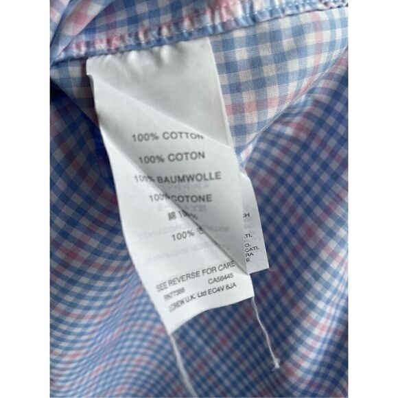 J Crew 120's 2 ply crosby checkered button down shirt Large - Picture 5 of 5
